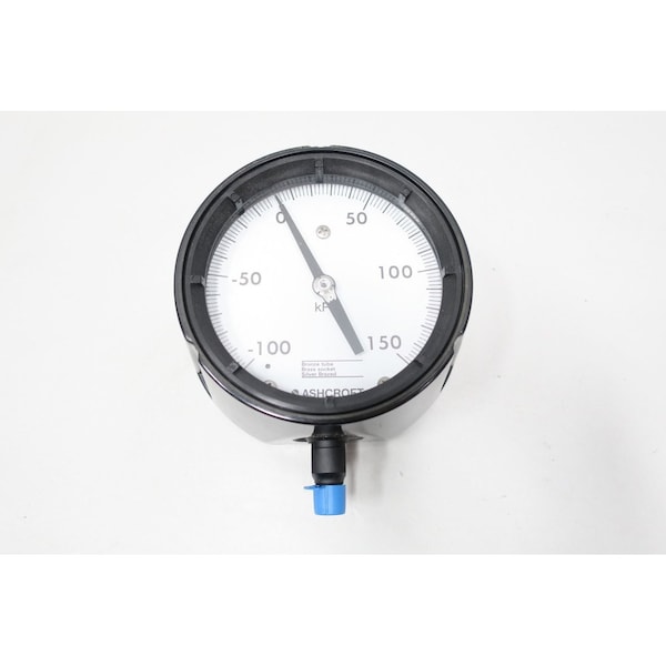 Ashcroft 4-1/2IN 1/4IN -100-150KPA NPT PRESSURE GAUGE 45-1279AS-2L-100/0/150KPA - main